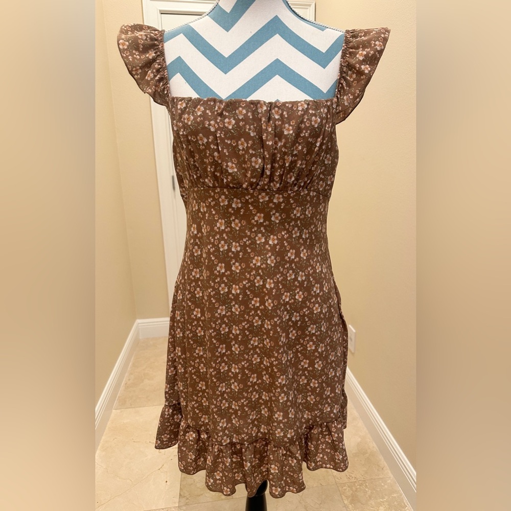 Women’s Altar’d State Boho Mini Babydoll Dress